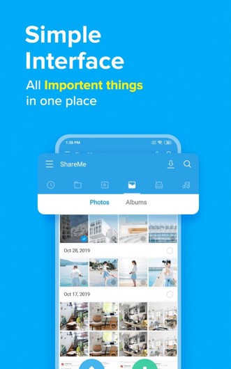 shareme simple interface